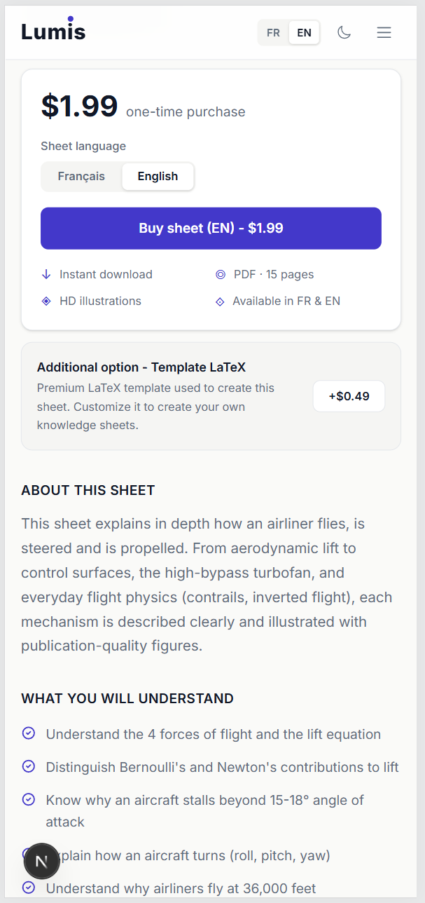 Lumis - Purchase Options